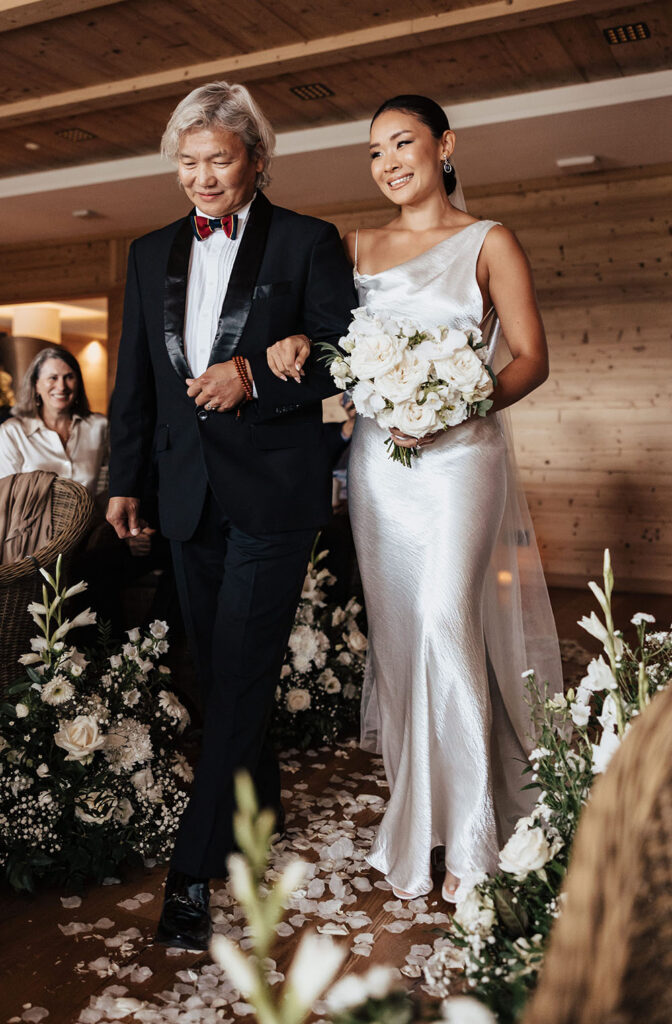 Bride entrance at Kolfuschgerhof