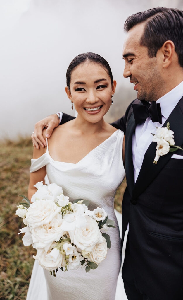 Rainy wedding day at Col Pradat