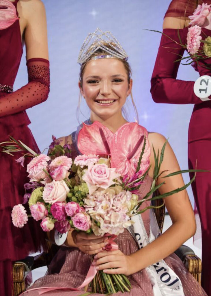 Mazzo di fiori per Pauline Aster Miss Südtirol 2025