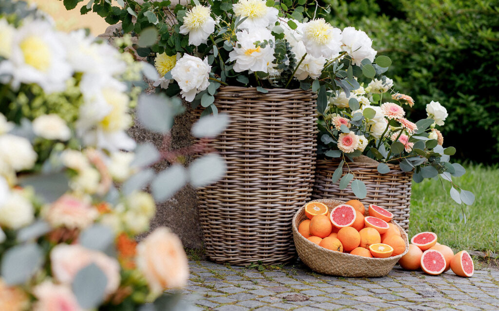 Decorazioni floreali per il Matrimonio nella chiesa di San Valentino a Merano