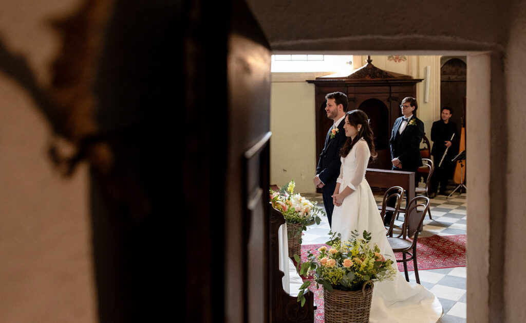 Decorazioni floreali per il Matrimonio nella chiesa di San Valentino a Merano