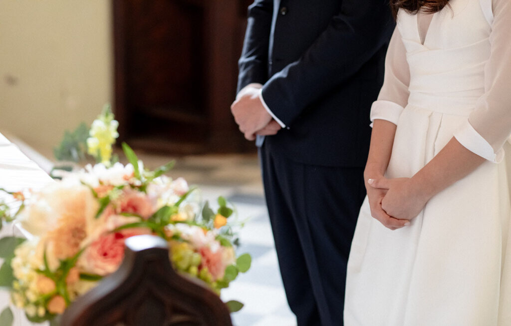 Decorazioni floreali per il Matrimonio nella chiesa di San Valentino a Merano