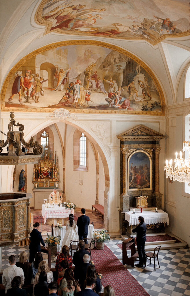 Matrimonio nella chiesa di San Valentino a Merano