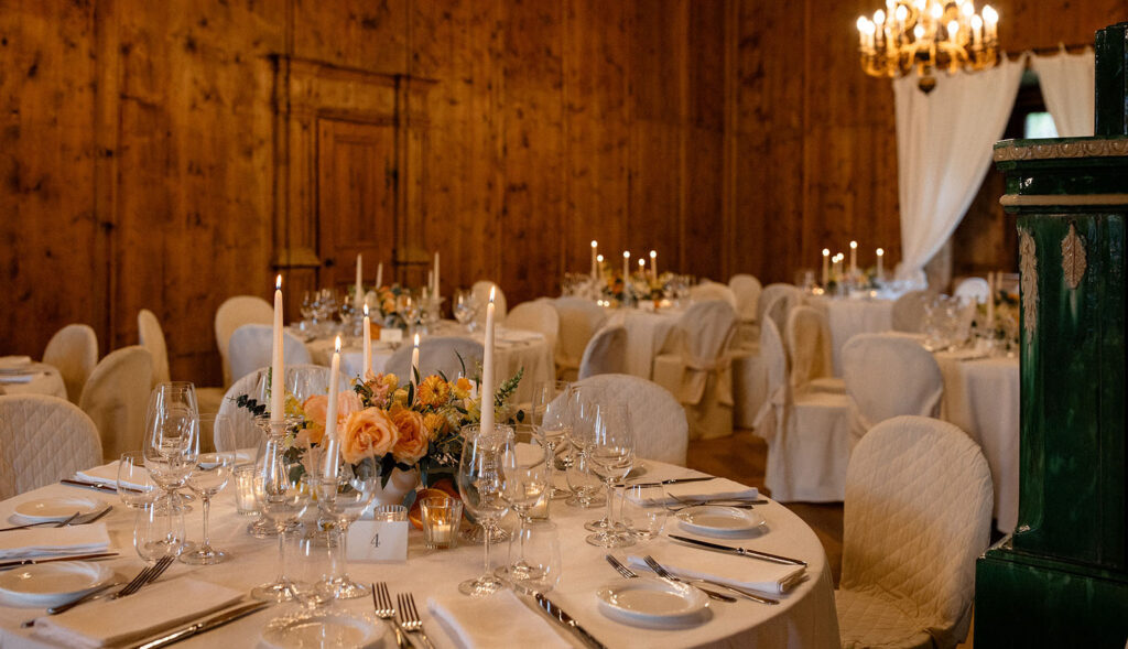 Sala dei cavalieri a Castel Fragsburg sopra Merano